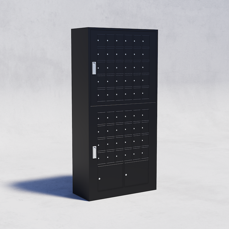 Small Mailbox (54 Doors + 2 Lockers)