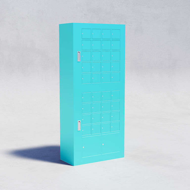 Medium Mailbox (36 Doors + 2 Lockers)