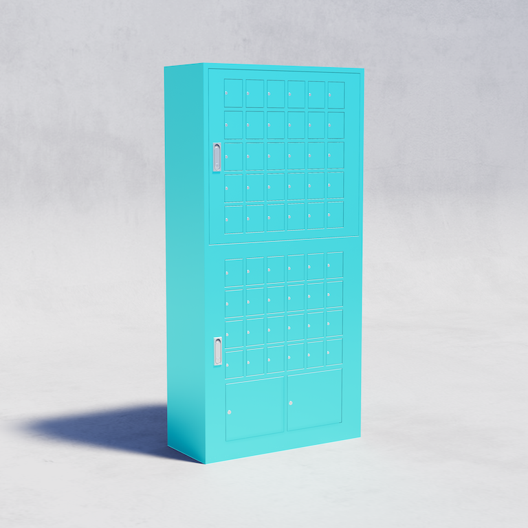 Small Mailbox (54 Doors + 2 Lockers)