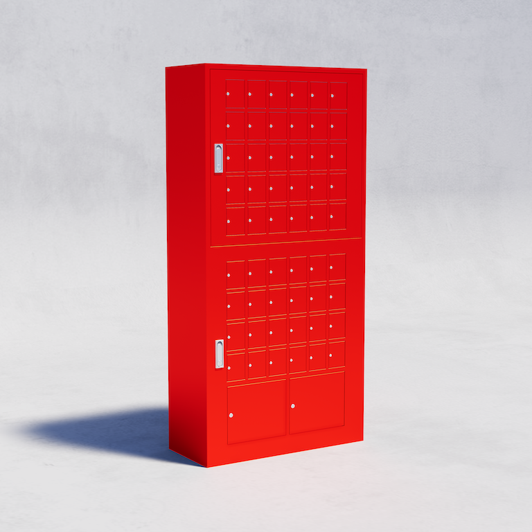 Small Mailbox (54 Doors + 2 Lockers)